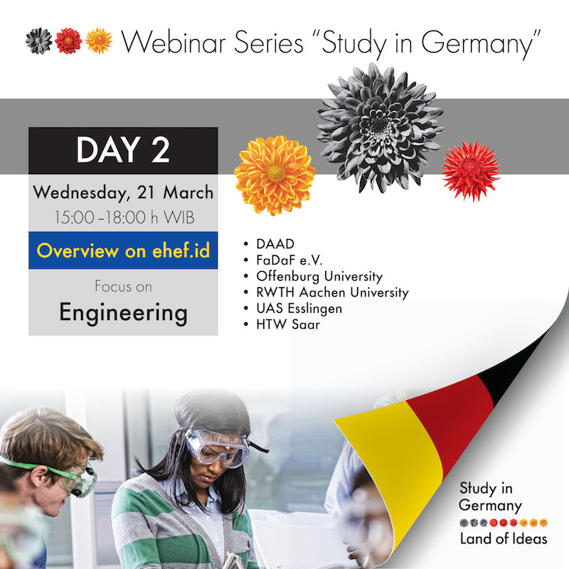 Day 2 Overview: Webinar Series “Study in Germany”