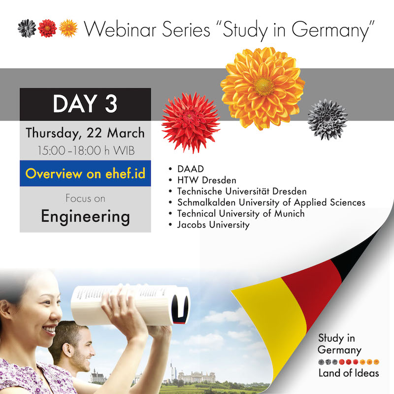 Day 3 Overview: Webinar Series “Study in Germany”