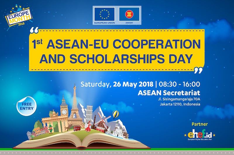Lagi Cari Beasiswa ke Eropa? Yuk Datang ke ASEAN-EU Scholarships Day!