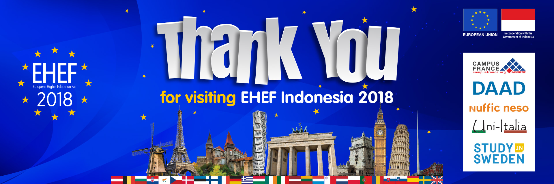 EHEF 2018 Sukses Menjaring Minat 18 Ribu Pelajar Indonesia untuk Kuliah di Eropa