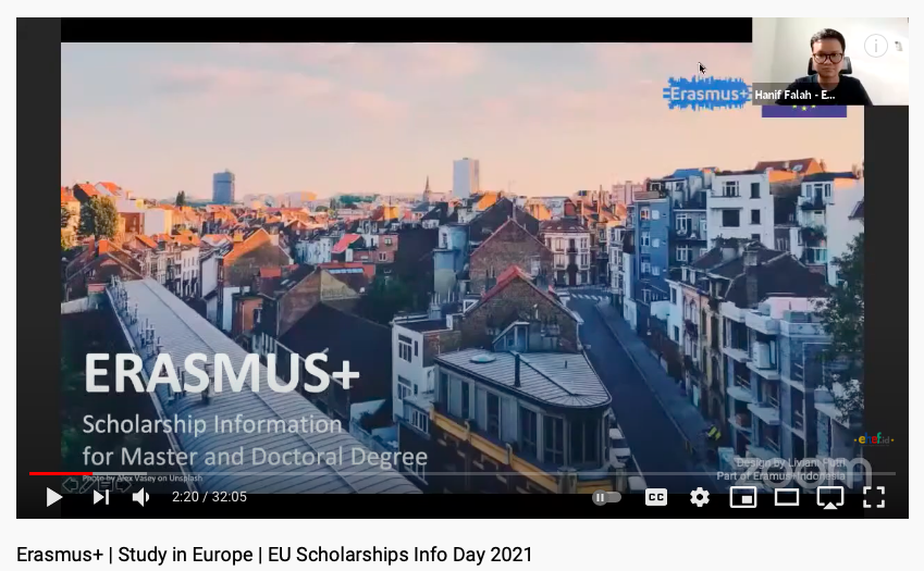Erasmus+ Scholarship Programmes | EU Scholarships Info Day Webinar
